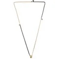 Gold and Gunmetal-Tone Necklace - 5