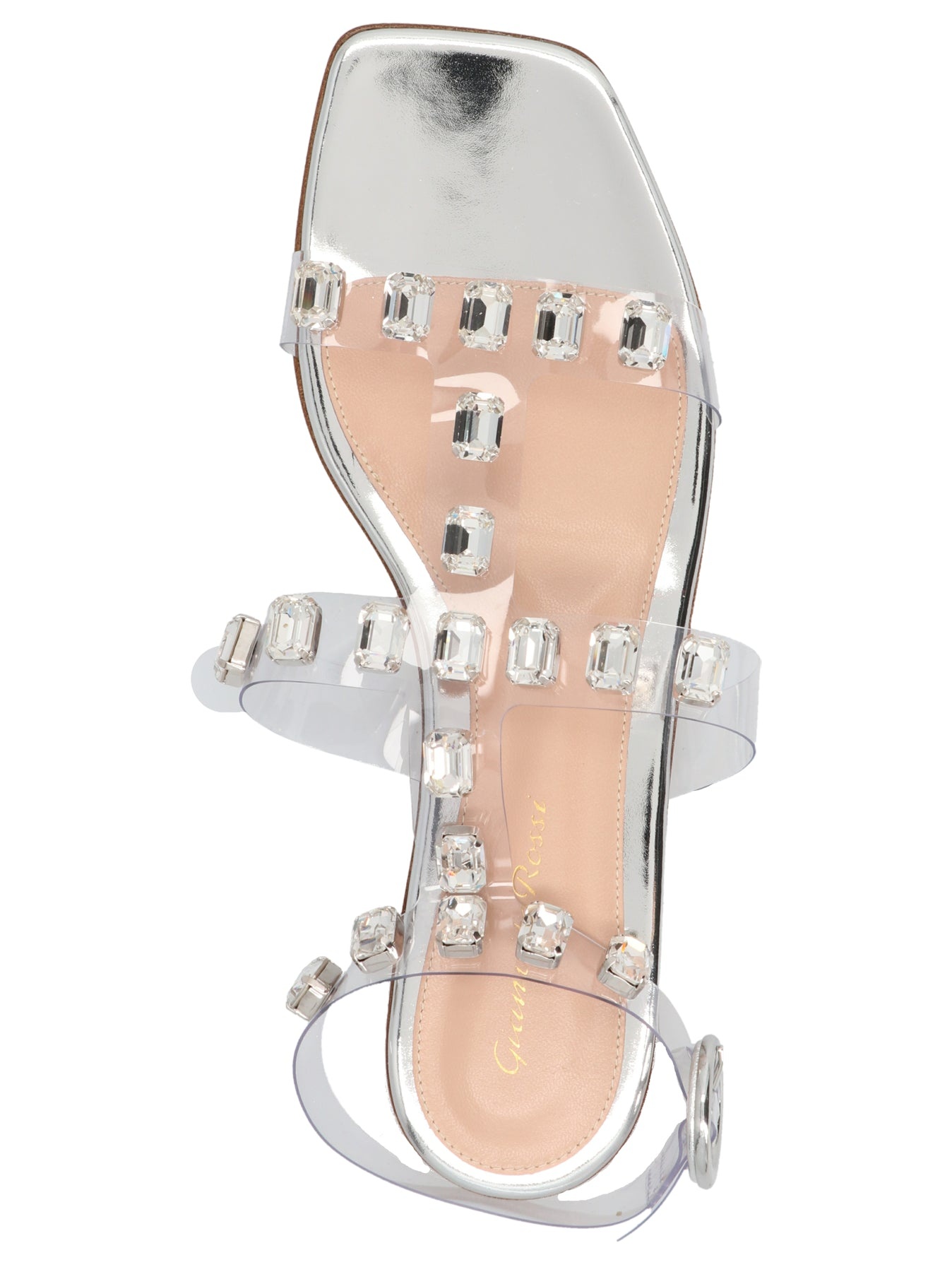 Crystal Crash Sandals Silver - 3