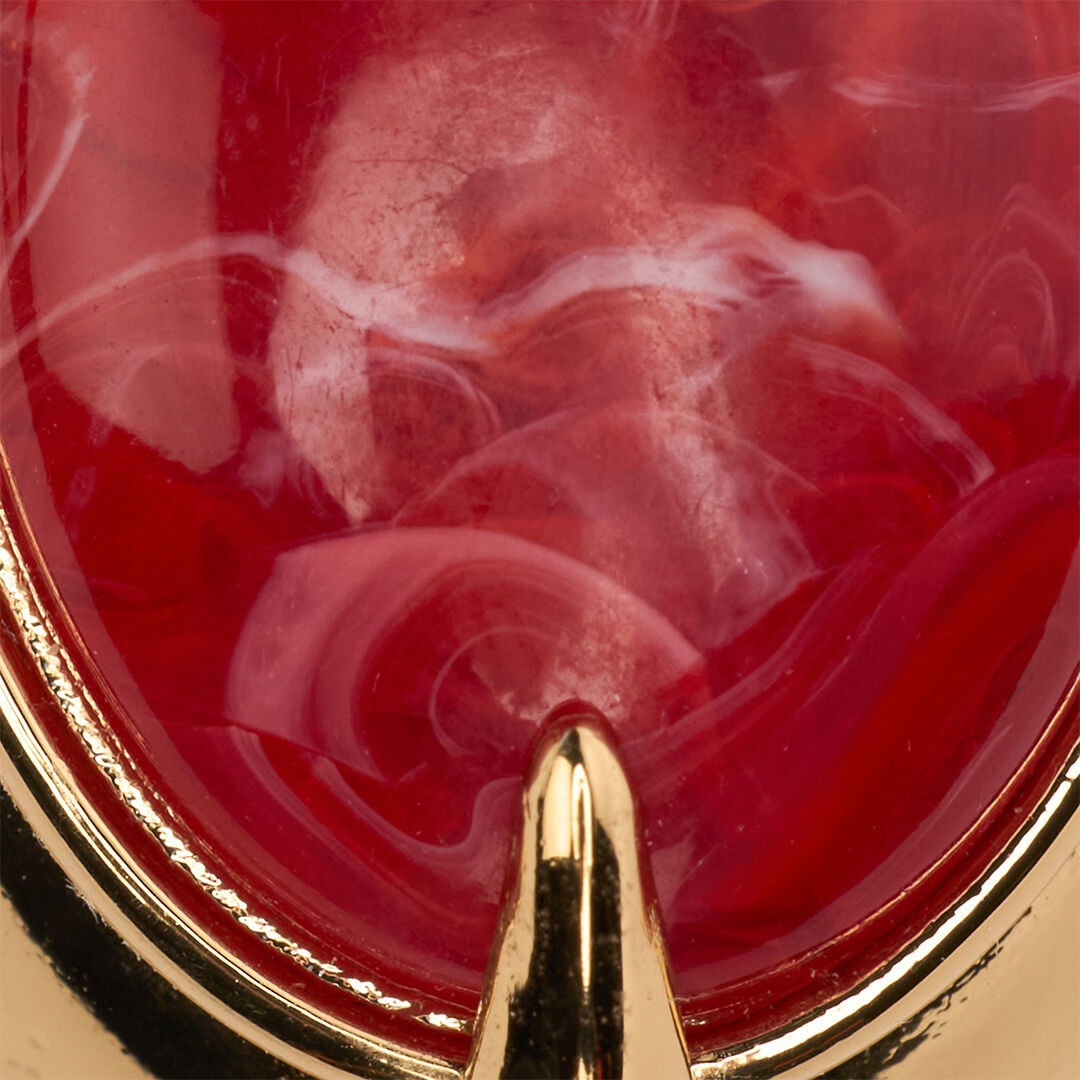 Cocktail Ring With Fang And Gem - 4