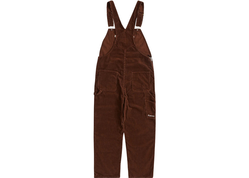 Supreme Supreme Dickies Corduroy Overalls Brown outlook