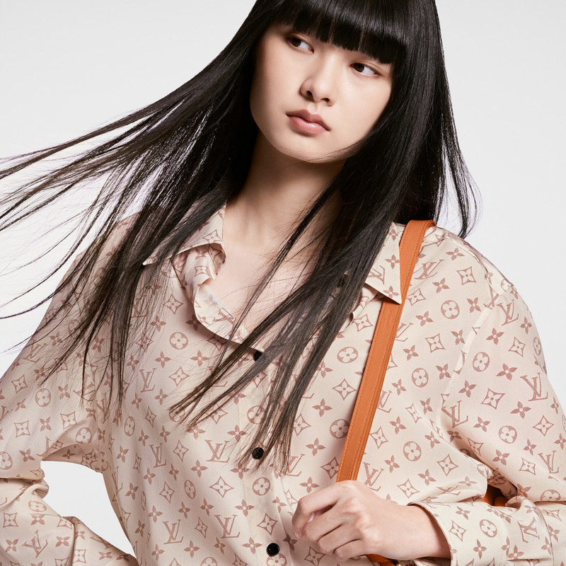 Monogram Silk Shirt 2