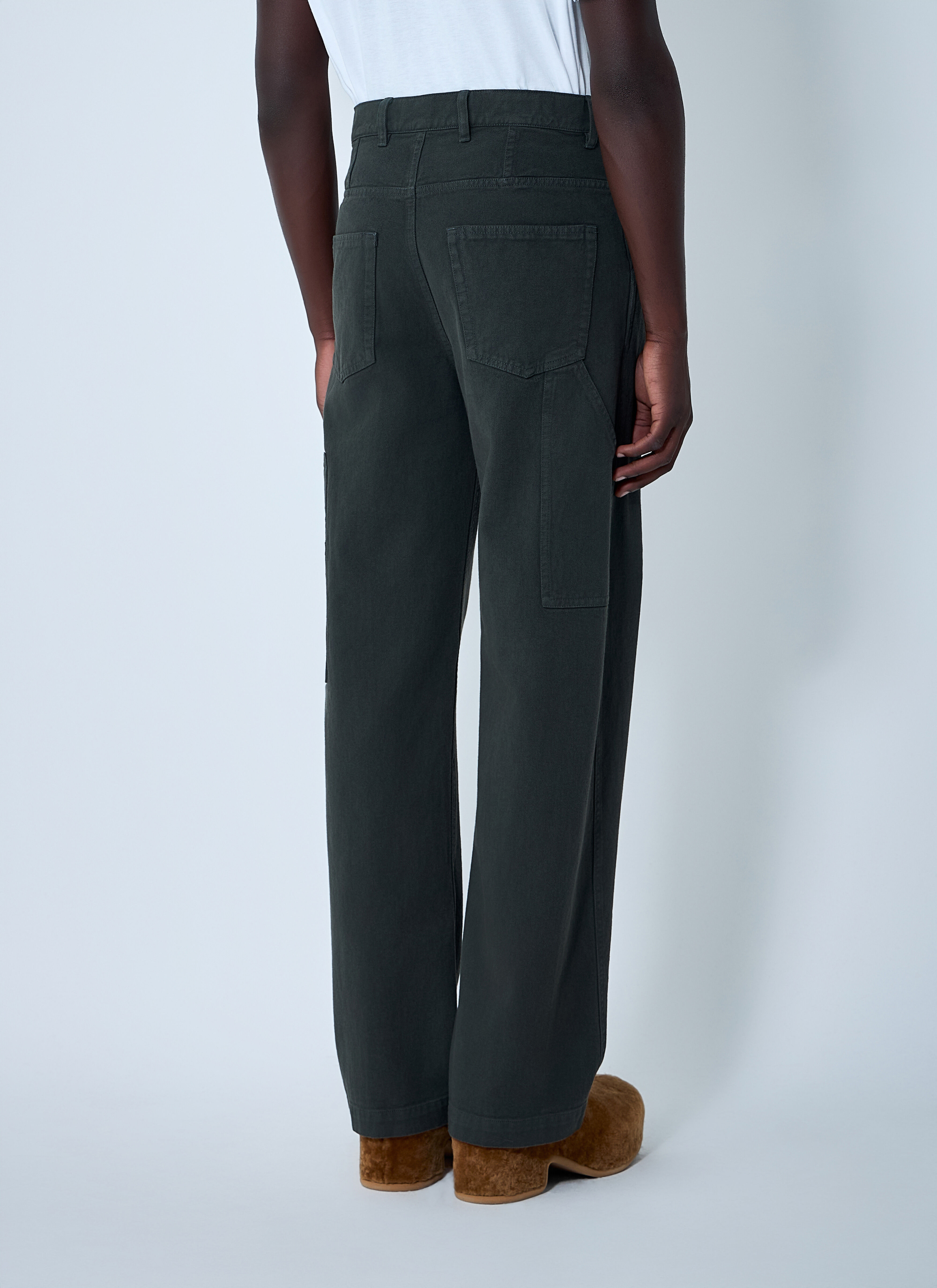 Drawstring Cotton Pants - 4