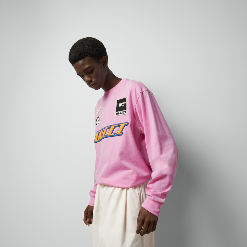 Cotton jersey long-sleeved T-shirt 5