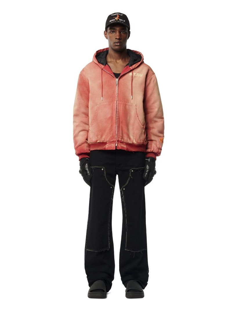 Heron Preston Stfu Distressed Canvas Jkt outlook