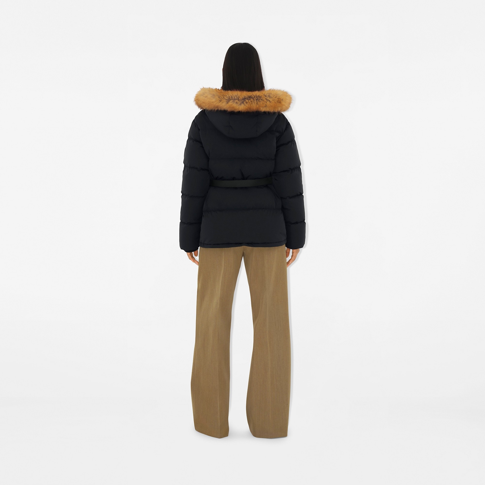 Burberry Short Nylon Puffer Coat | REVERSIBLE