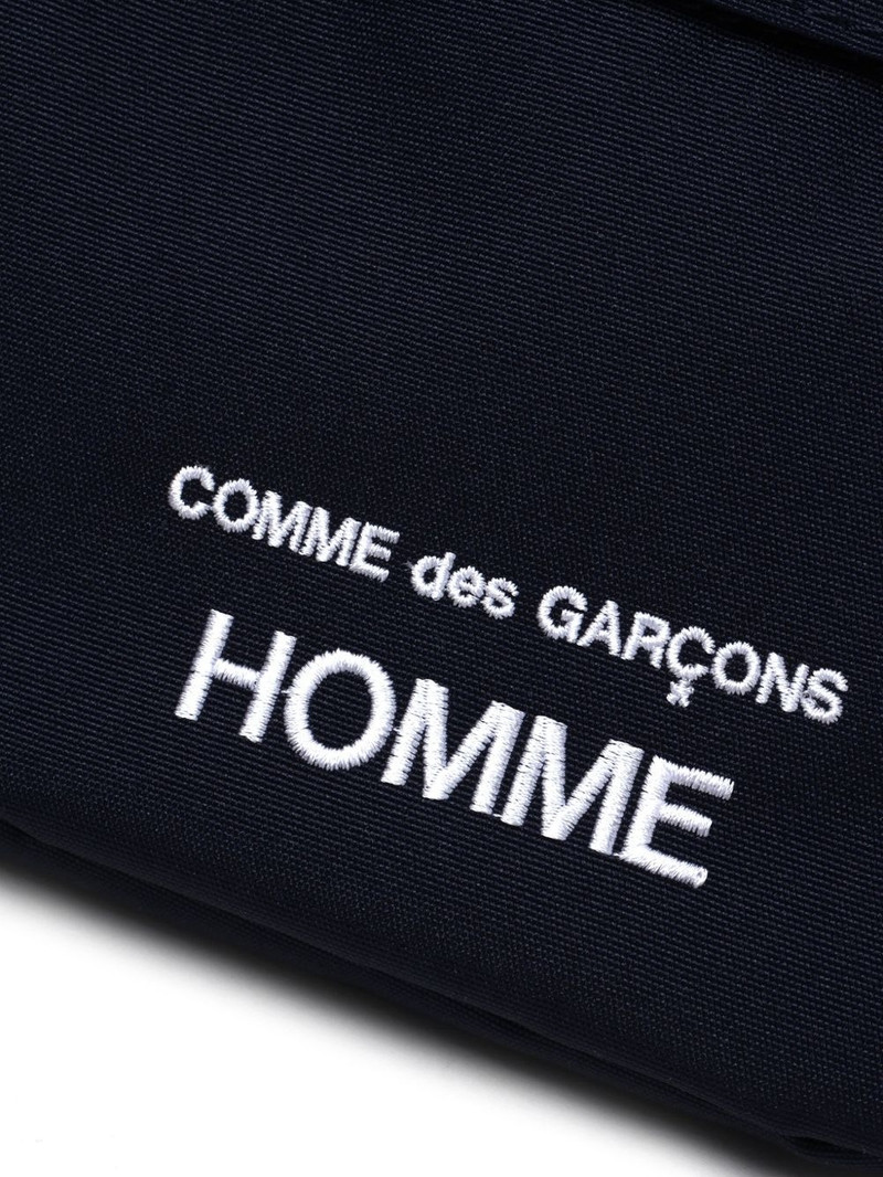 logo-print messenger bag 4