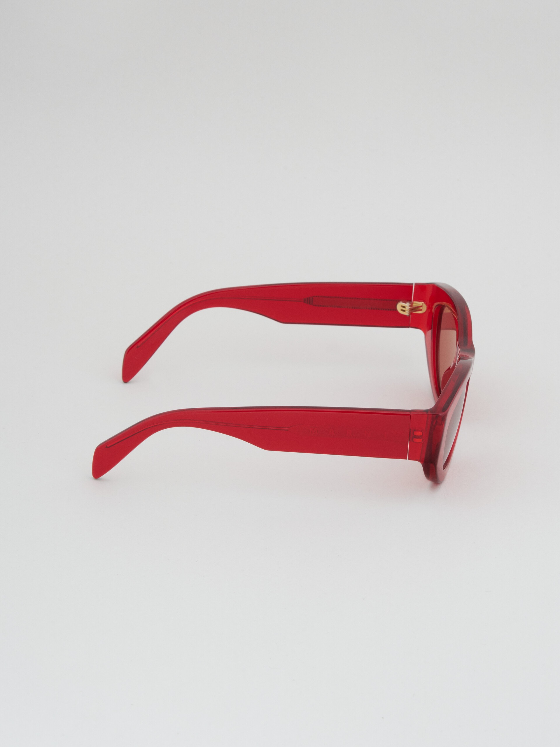 RED ACETATE RAINBOW MOUNTAINS SUNGLASSES - 3