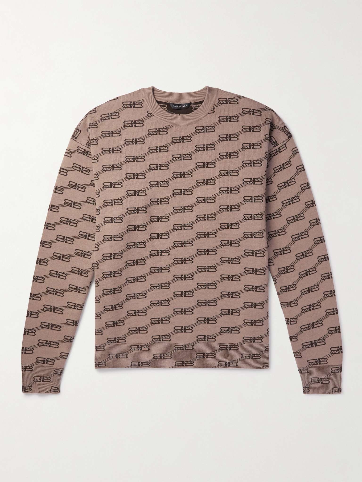 Balenciaga jacquard sweater best sale