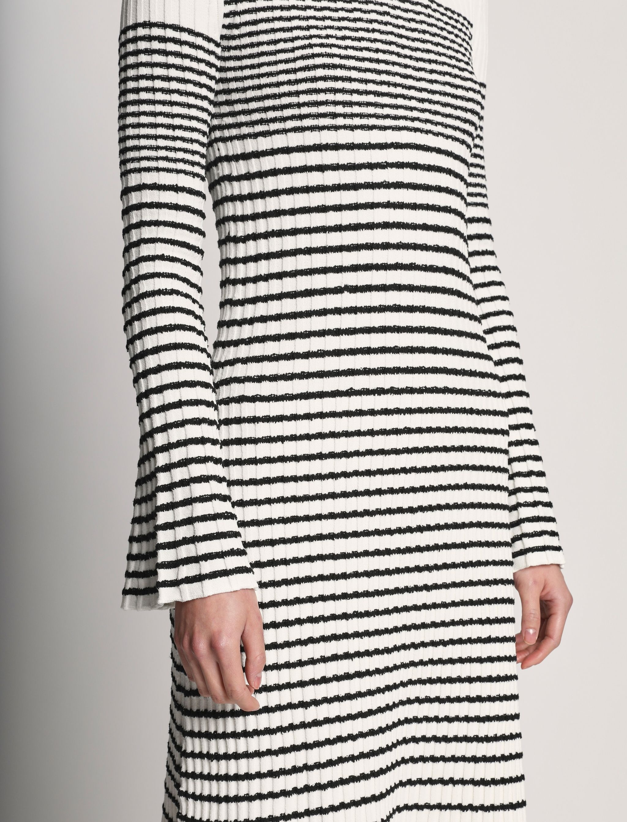 Boucle Mini Stripe Knit Dress - 5