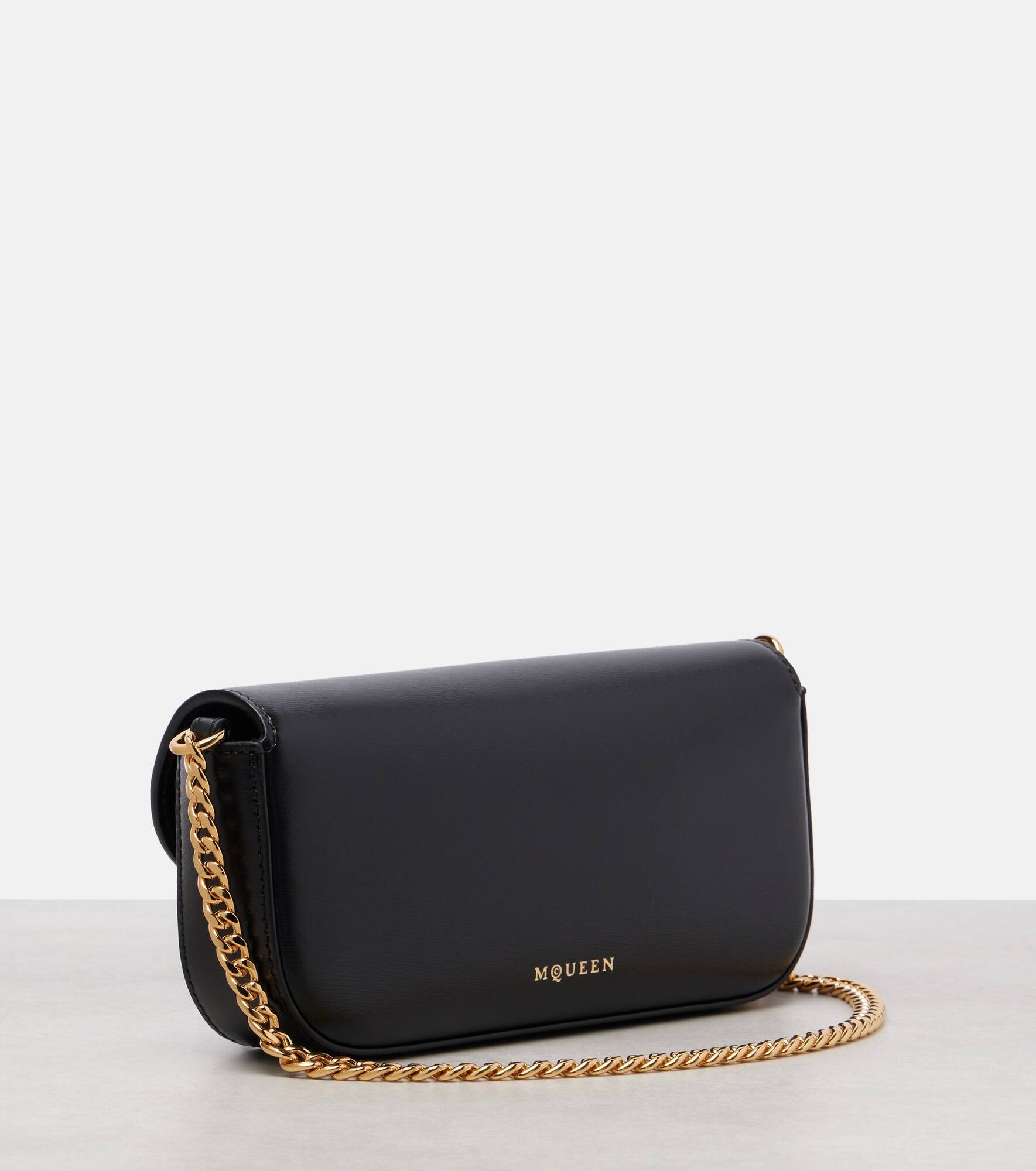 Skull Flower leather shoulder bag - 4