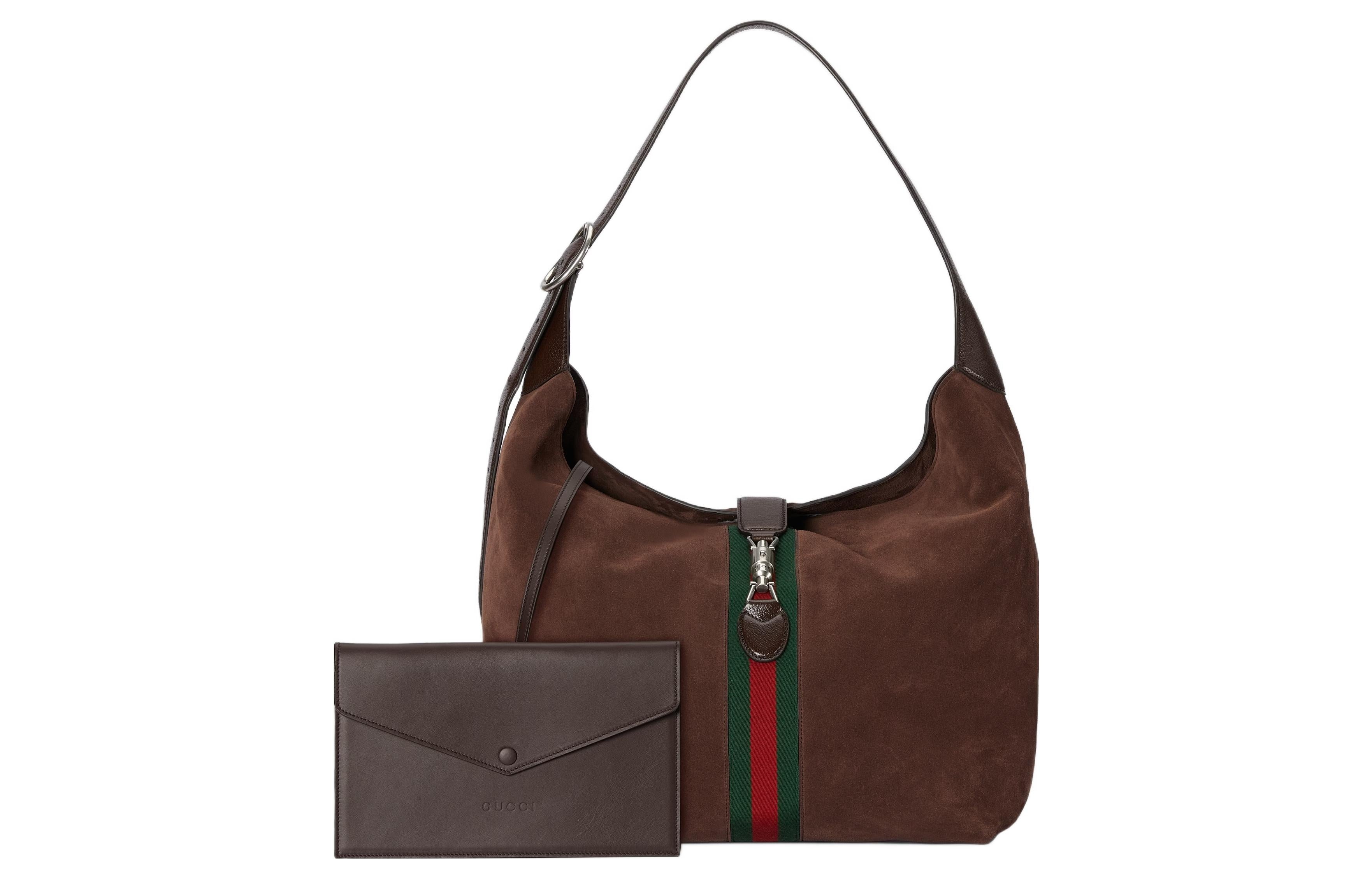 Gucci Jackie 1961 Medium Crossbody Bag 'Brown' 758684-0AAA1-2045 - 2