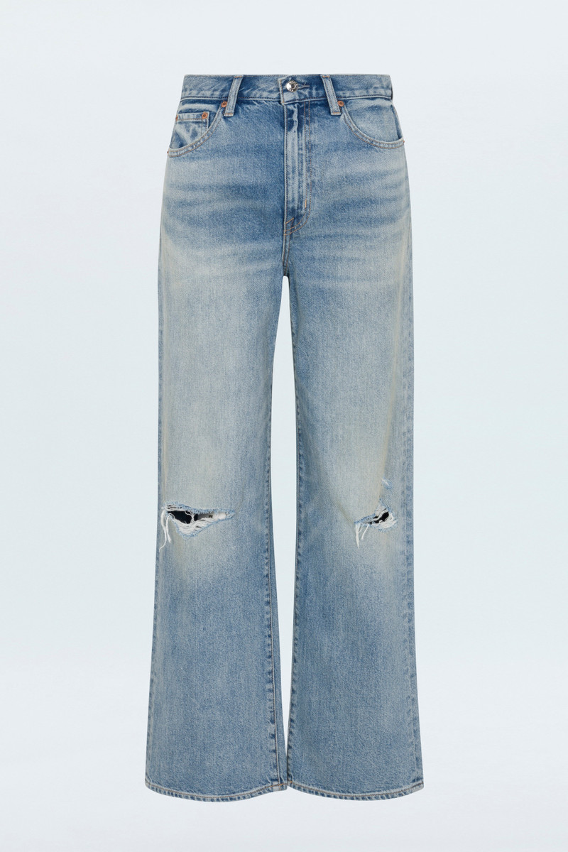 HENDRIX HIGH RISE BAGGY JEAN - APPRENTICE DISTRESSED 1