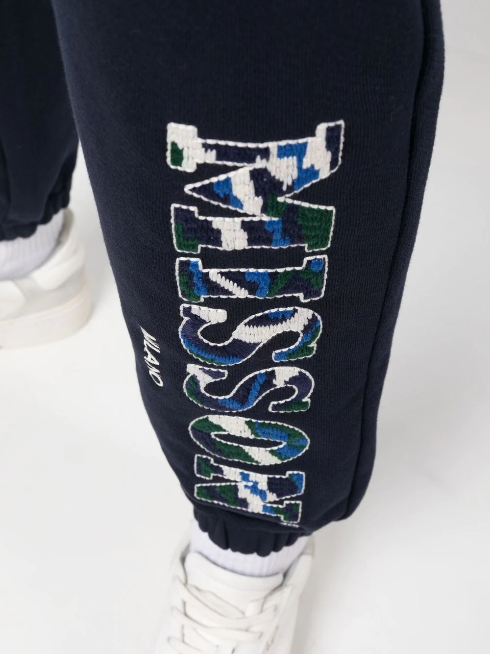 logo-embroidered track pants - 5