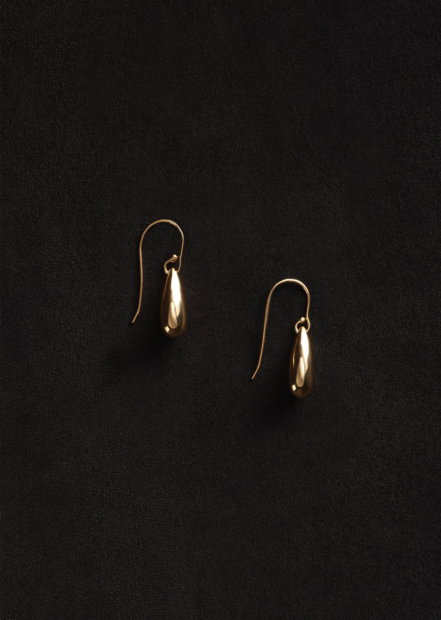 Gold Droplet Earrings - 2