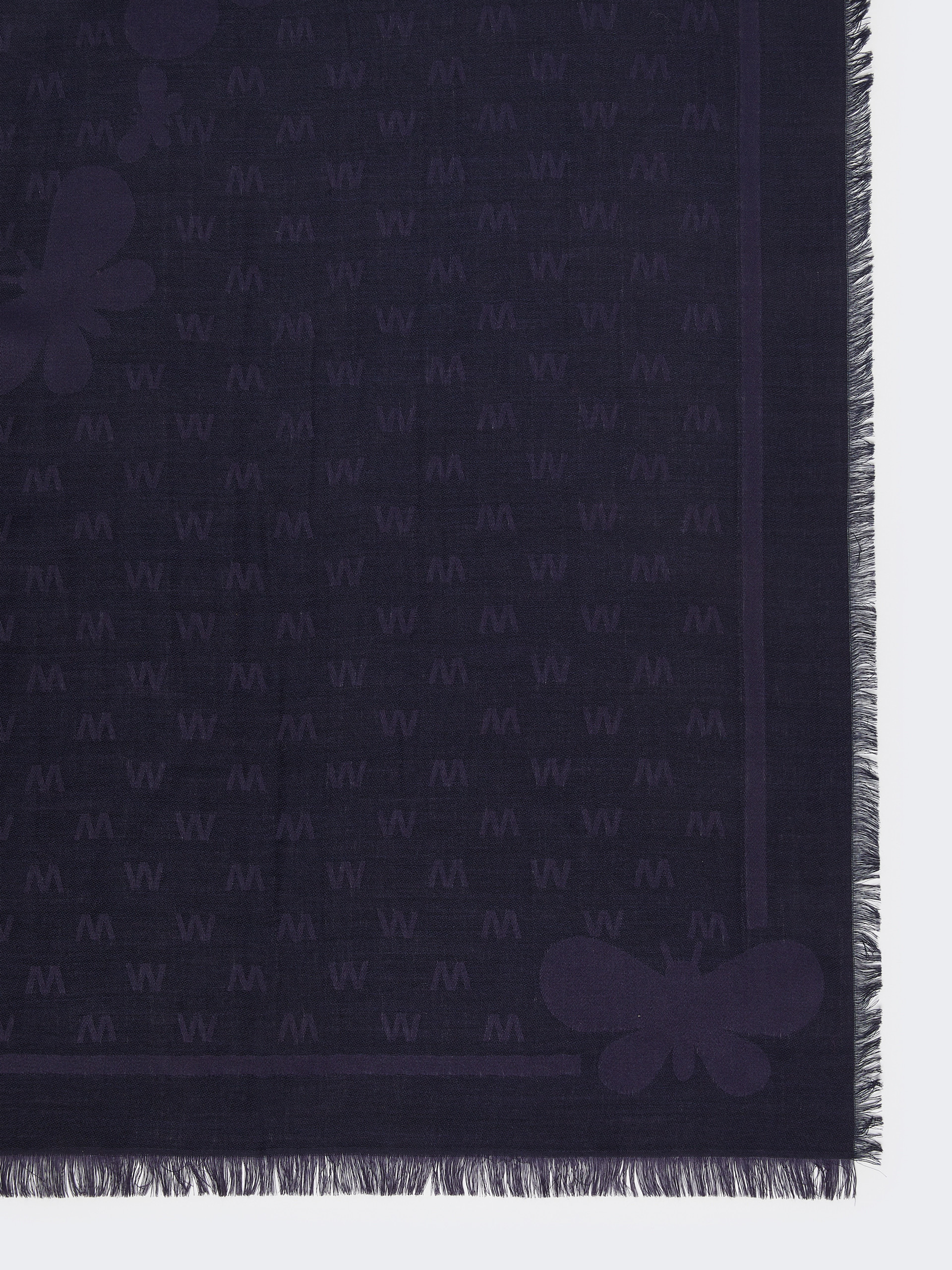 DIRE Jacquard-knit viscose and wool shawl - 2