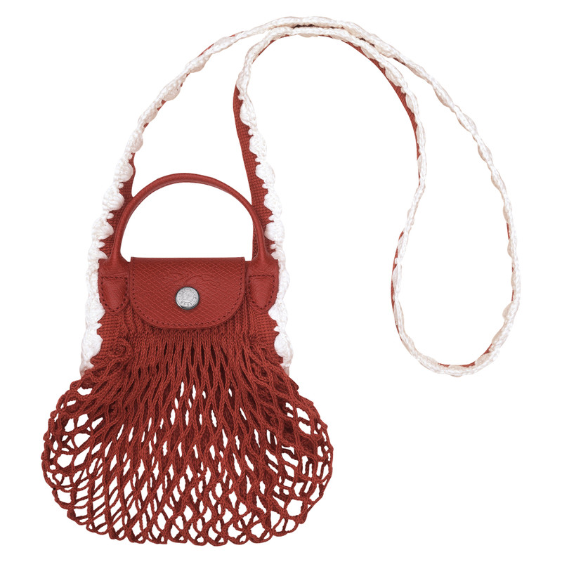 Le Pliage Collection Mesh bag Terracotta - Canvas 1