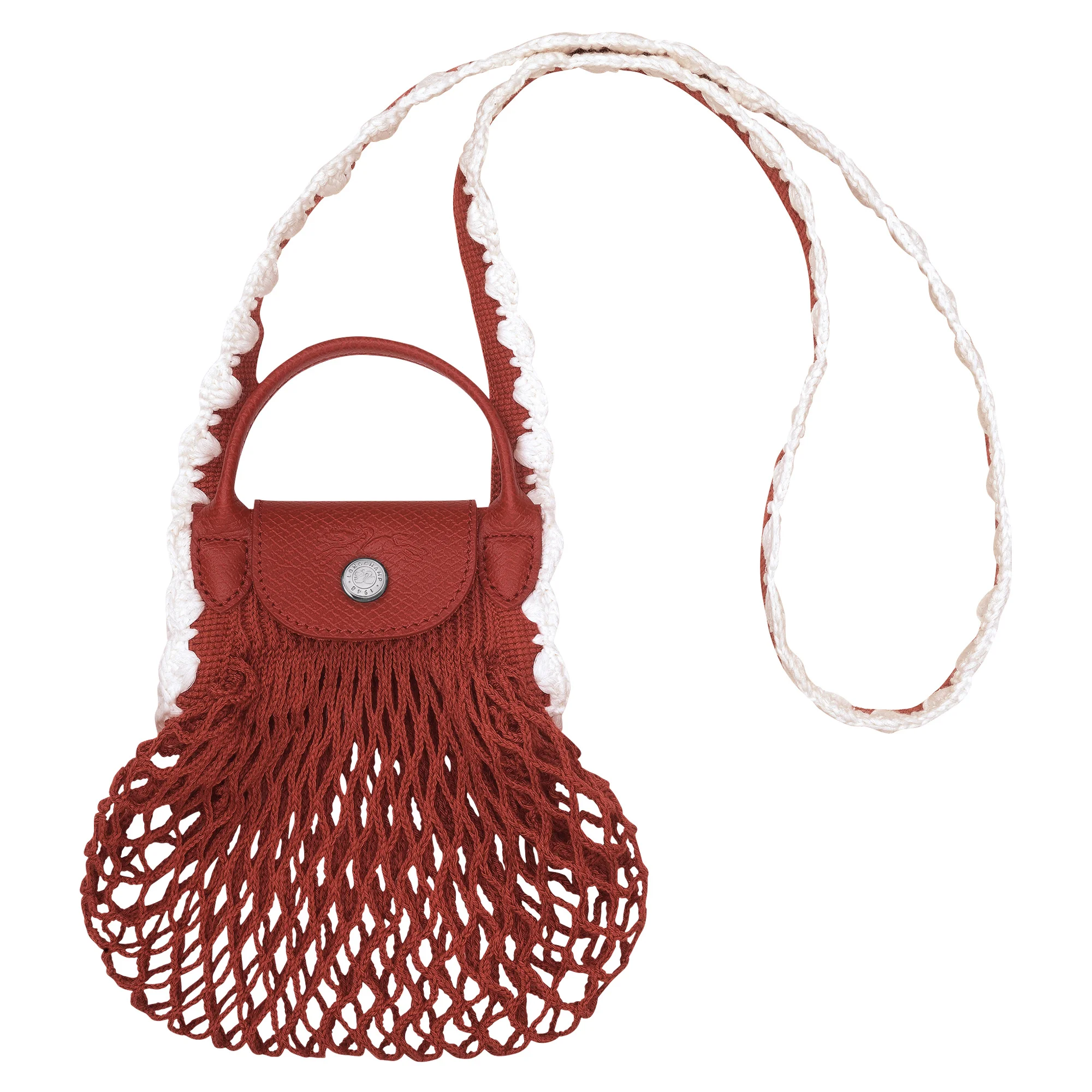 Le Pliage Collection Mesh bag Terracotta - Canvas - 1