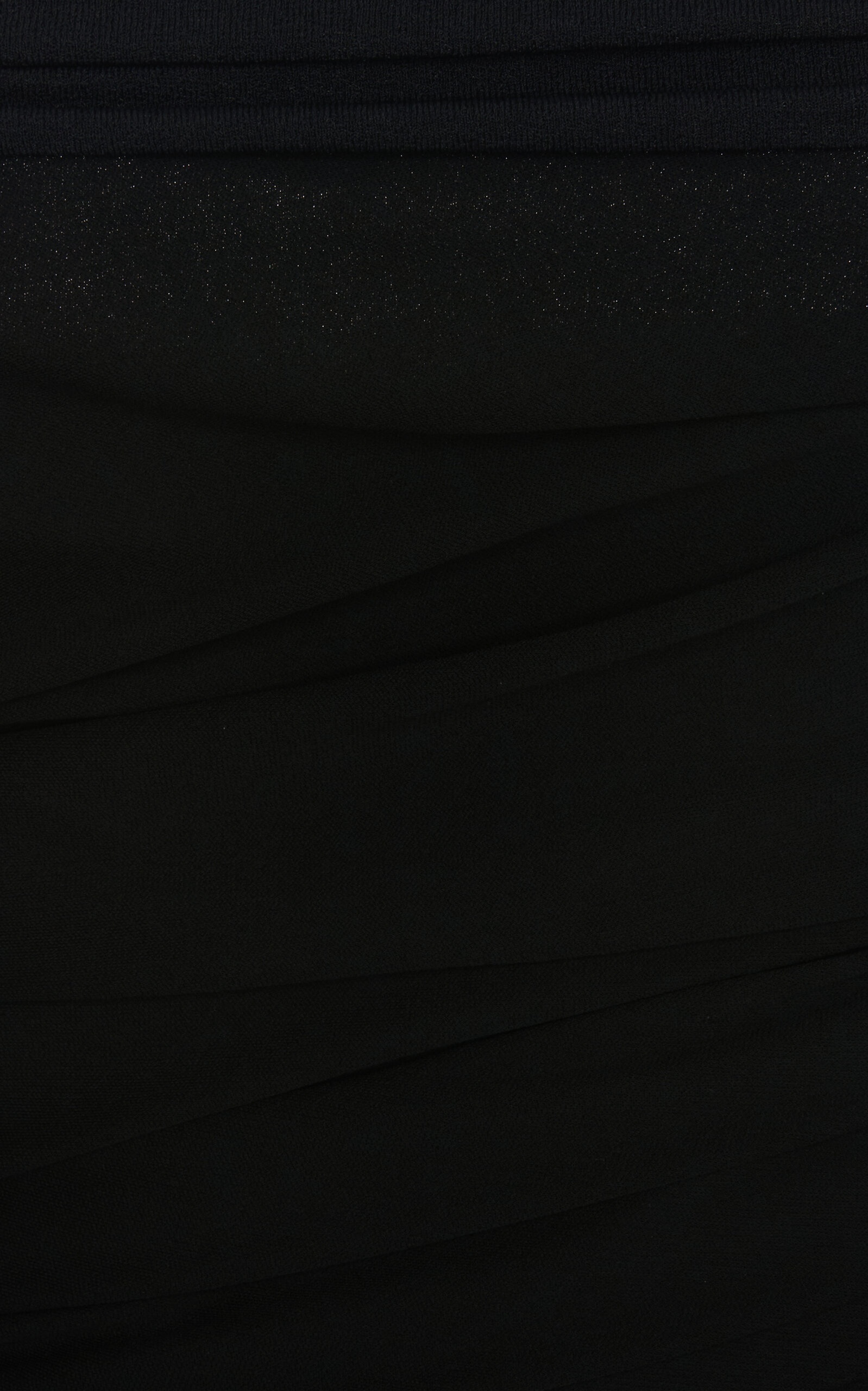 Draped Mini Dress black - 5