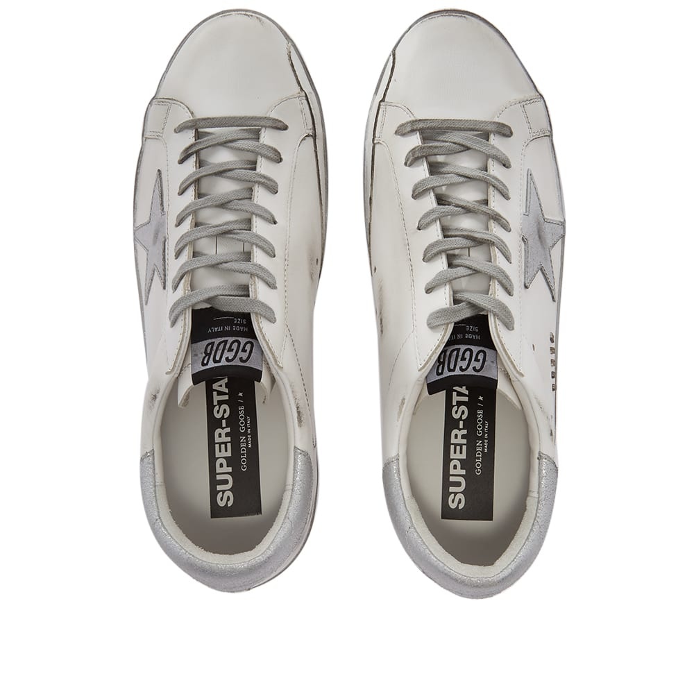 Golden Goose Superstar Leather Metal Logo Sneaker - 5