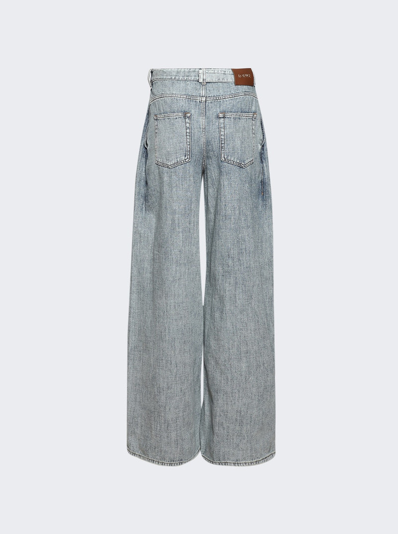 Loewe Belted Jeans Washed Denim outlook