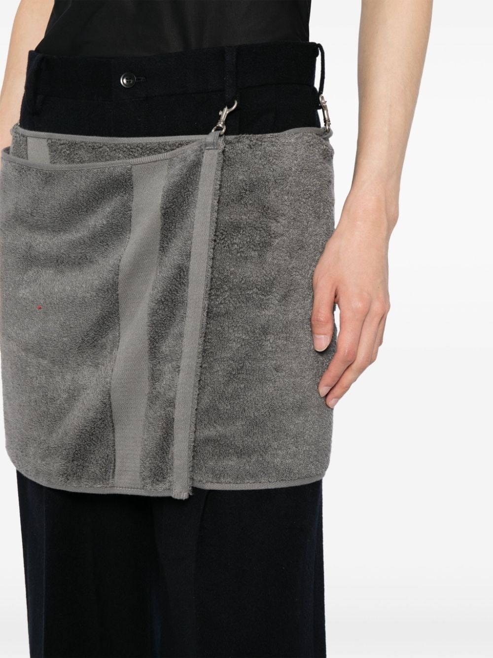 Onsen Towel felted-finish trousers - 5