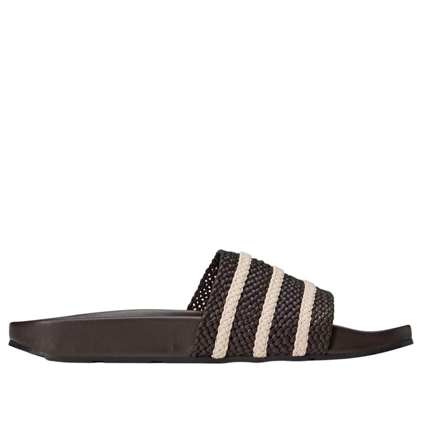 adidas x Wales Bonner Adilette Slides 'Dark Brown' JR0229 - 2