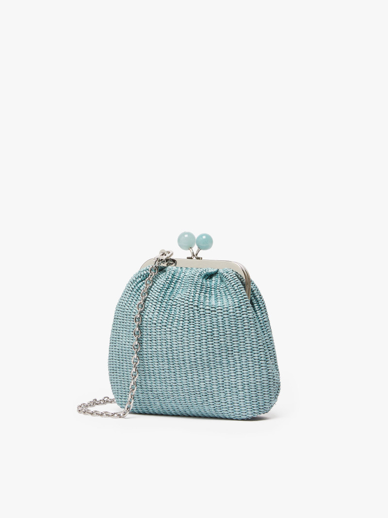 Max Mara CANOA Extra Small raffia-look Pasticcino Bag outlook