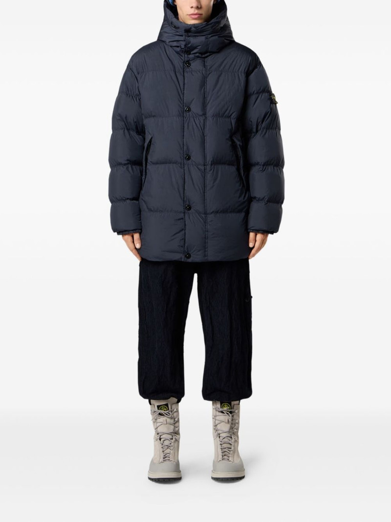 Stone Island Crinkled padded jacket outlook