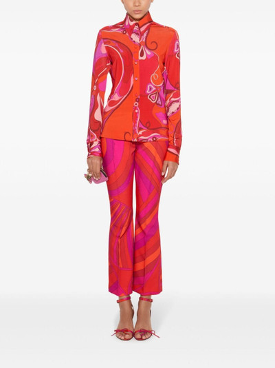 PUCCI Orchidee-print shirt outlook