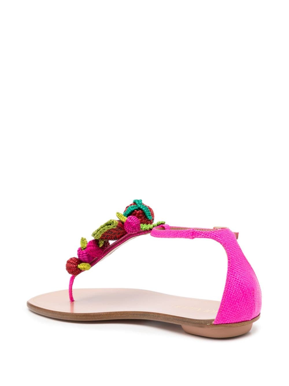 Strawberry Punch woven-embellished sandals - 3