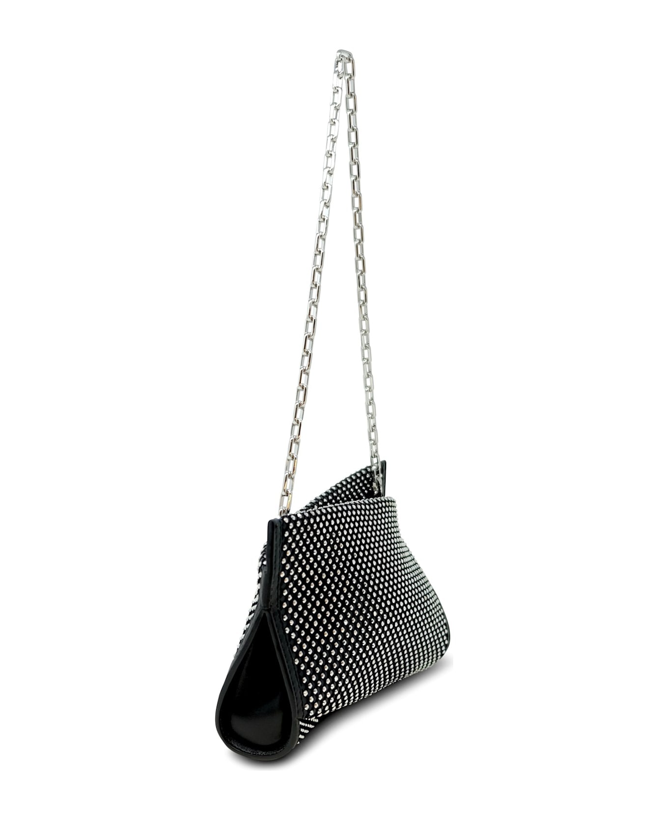 Christian Louboutin Black And Silver Loubitwist Nappa Strass Shoulder Bag - 2