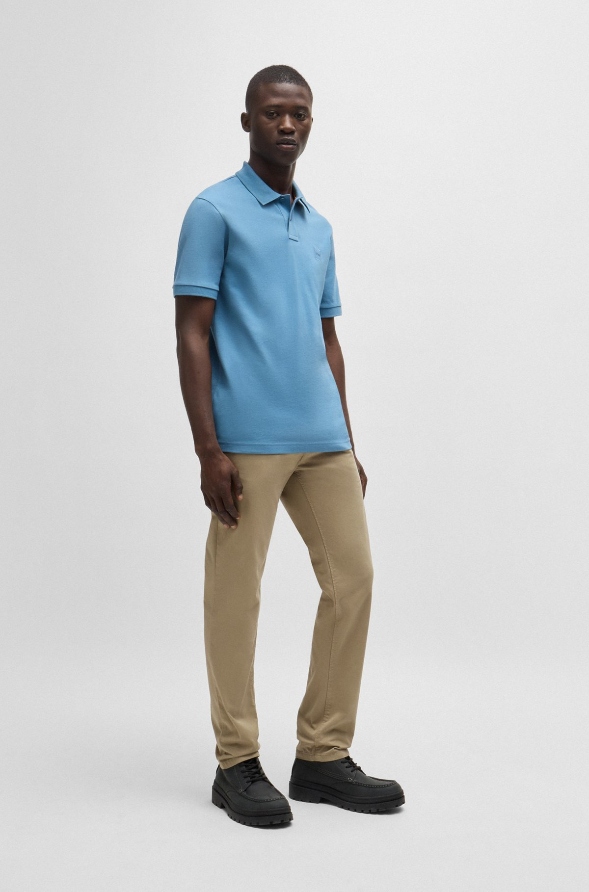 SLIM-FIT CHINOS IN STRETCH COTTON - 4