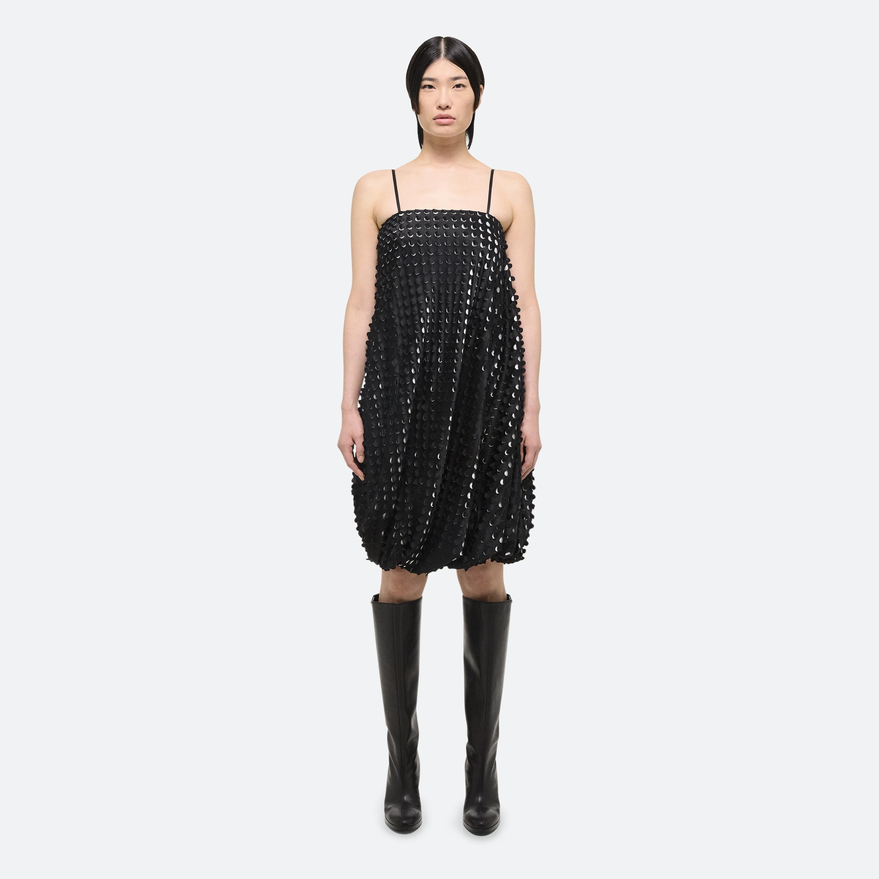 HOLE-PUNCHED BUBBLE DRESS - 3