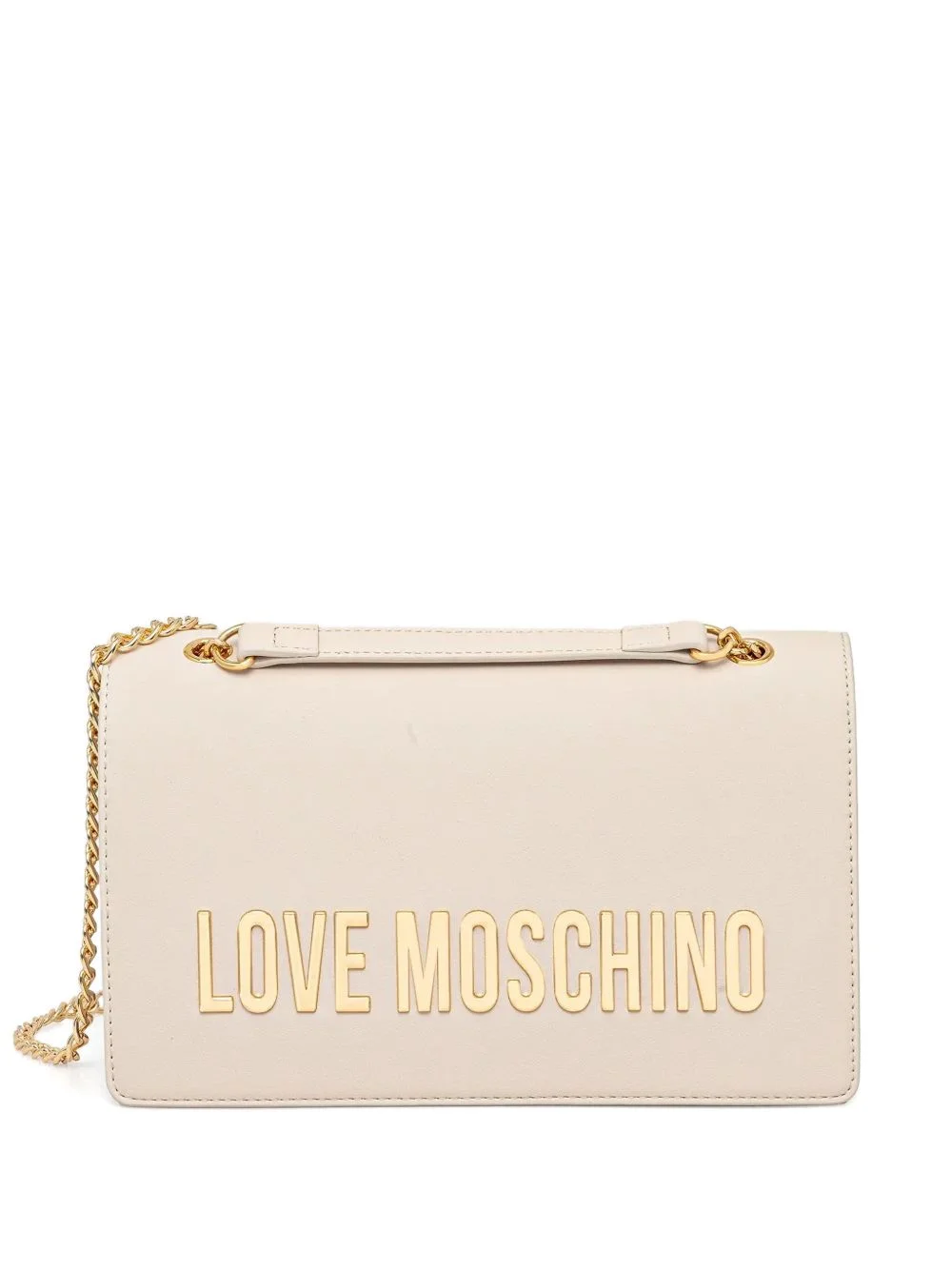 logo chain shoulder bag - 1