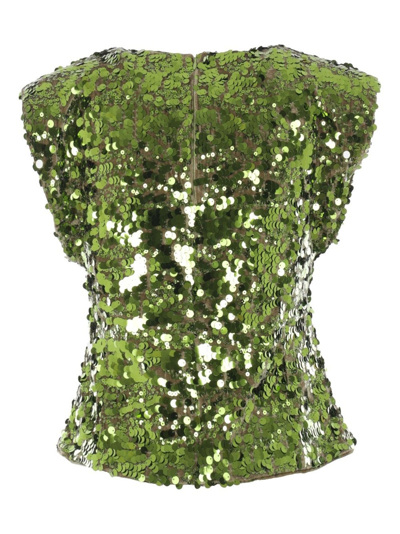 GANNI sequin-embellished t-shirt outlook