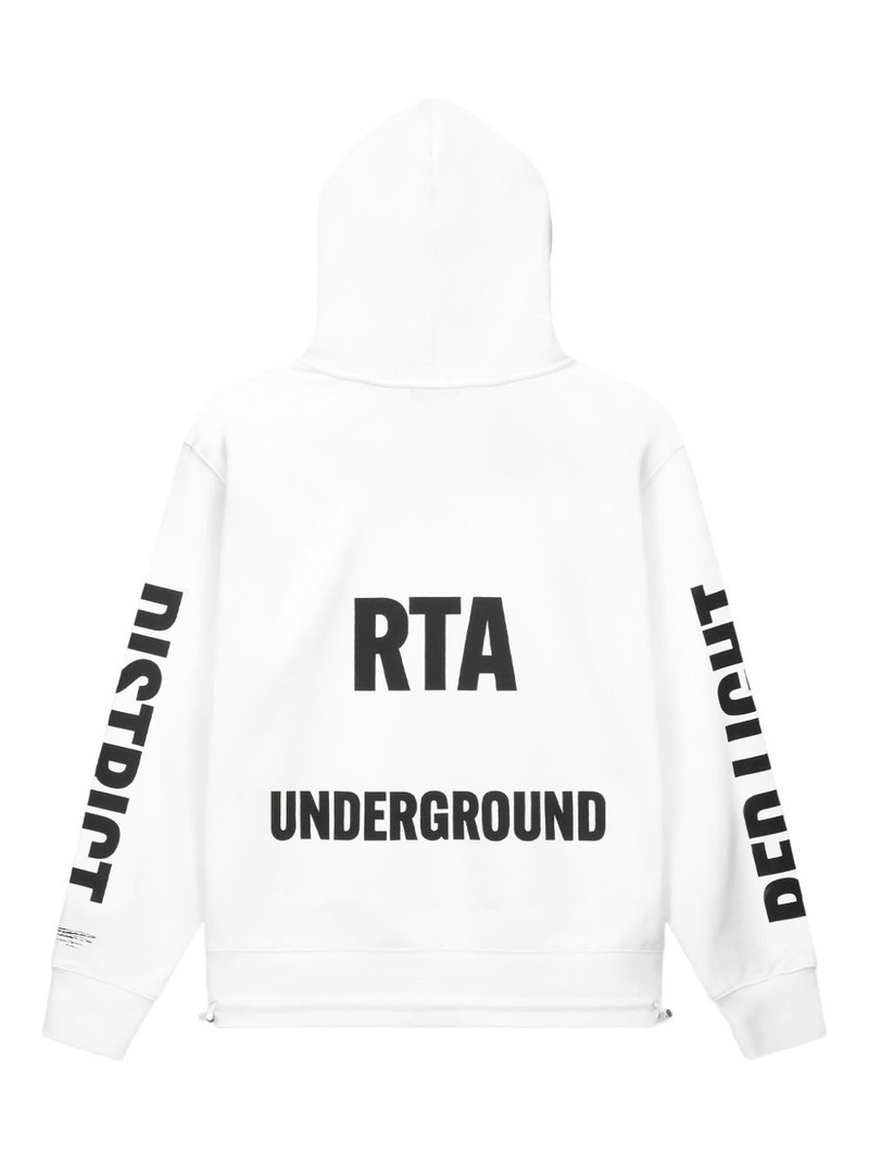 RTA Jordan graphic-print hoodie outlook