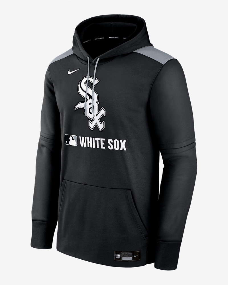Chicago White Sox Authentic Collection Men's Nike Therma MLB Pullover Hoodie 1