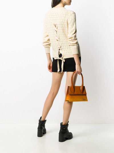 Moschino tied back jumper  outlook