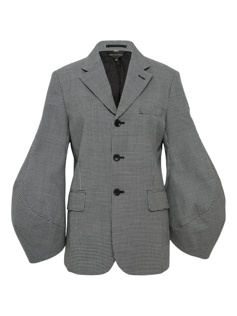 houndstooth check pattern jacket - 1