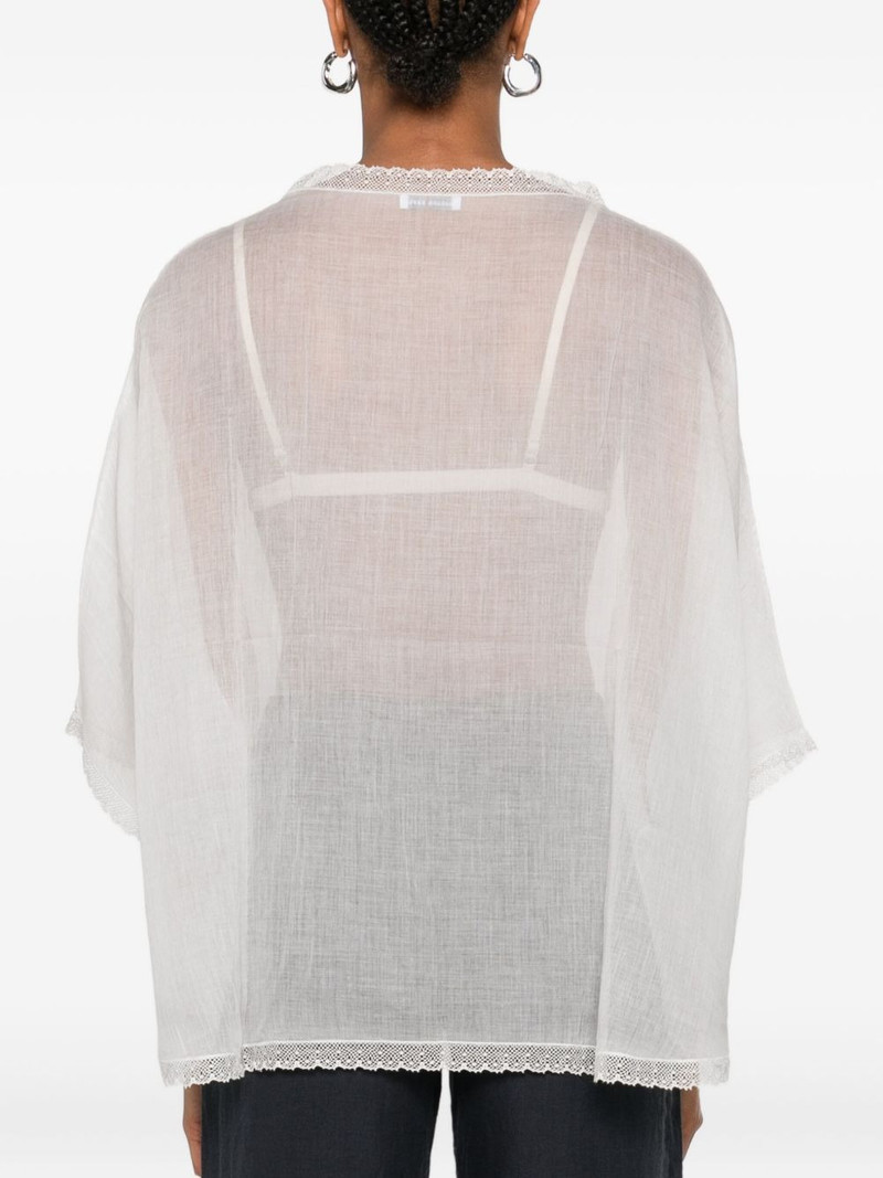 lace-trim blouse 4