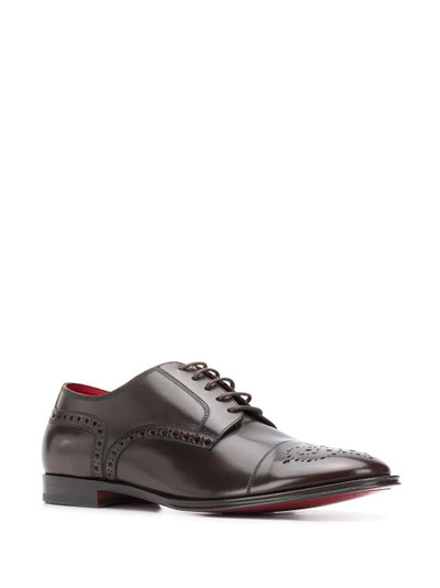 Dolce & Gabbana decorative perforations derby shoes outlook