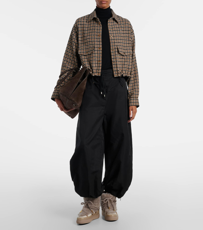 INUIKII Curly Rock shearling-trimmed leather snow boots outlook