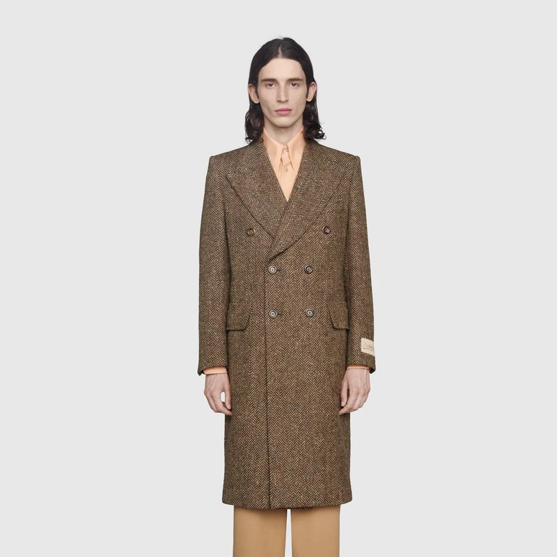 Herringbone wool coat 3