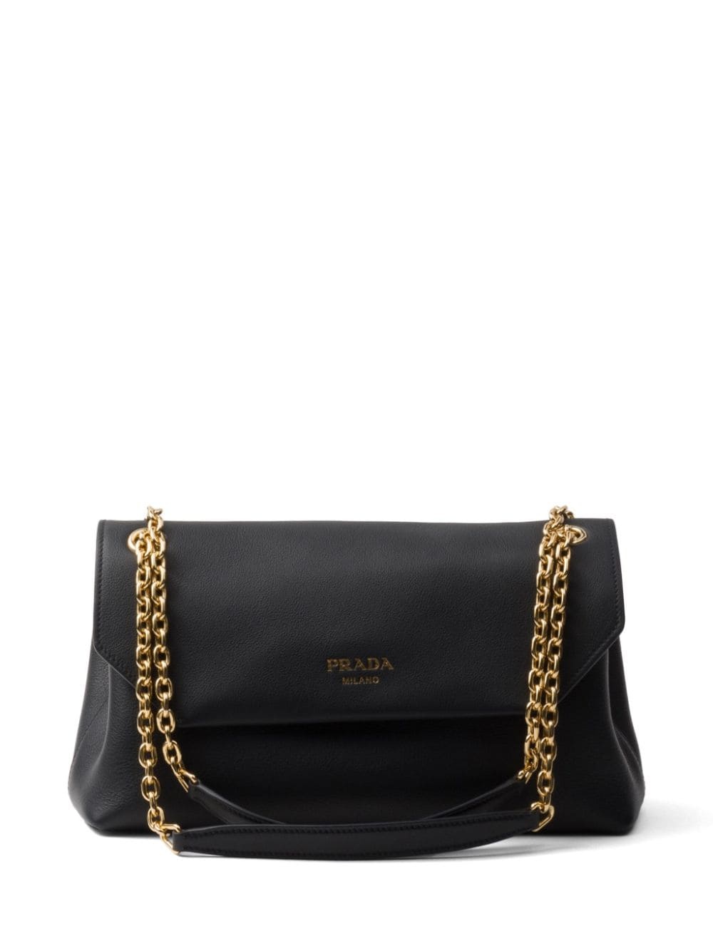 medium leather shoulder bag - 1