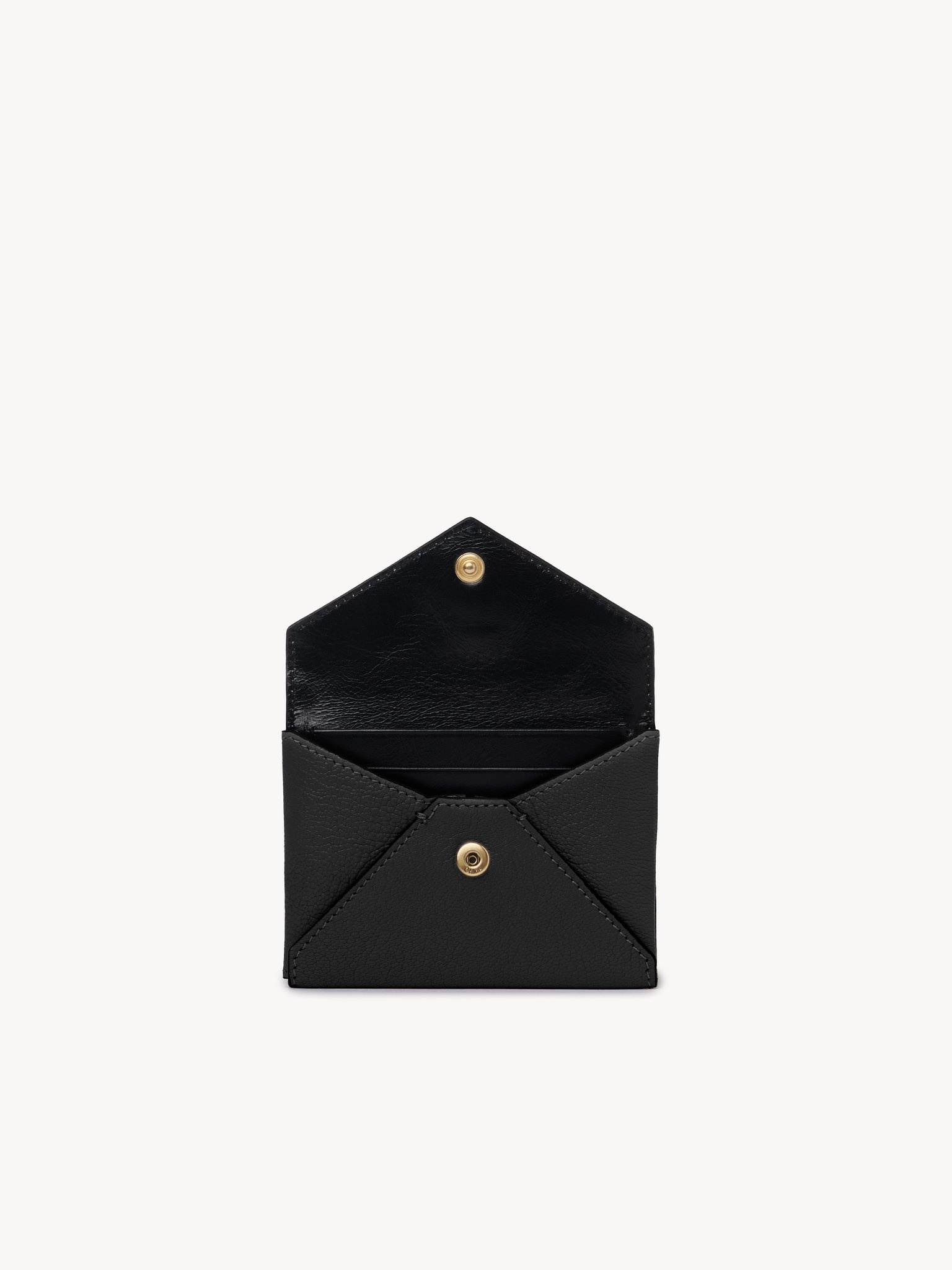 ENVELOPE CARD HOLDER IN GRAINED LEATHER - 3