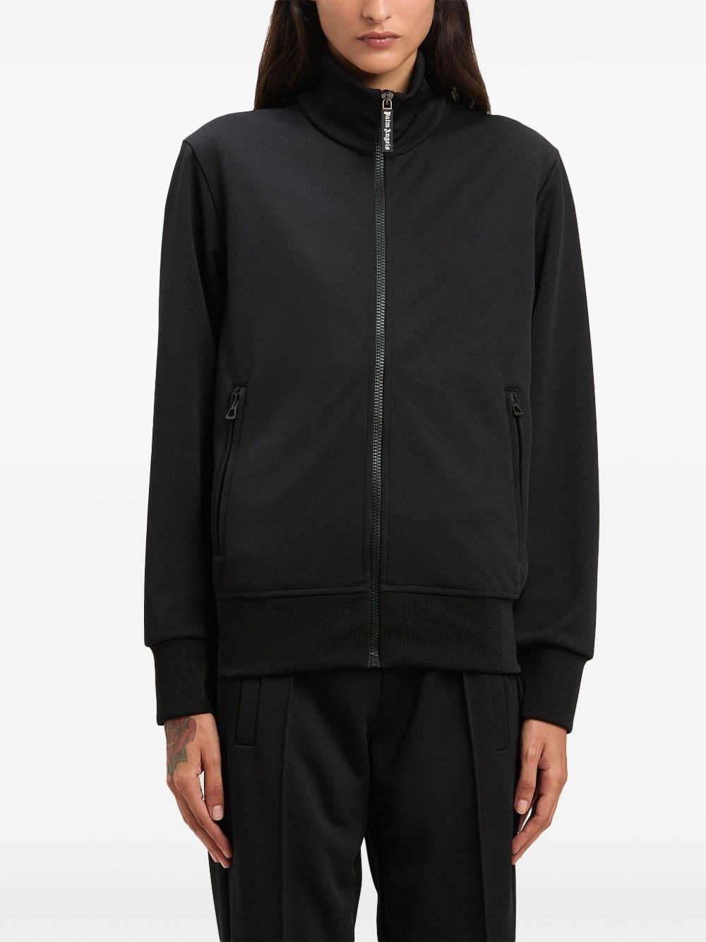 Logo zipped track jacket - 6