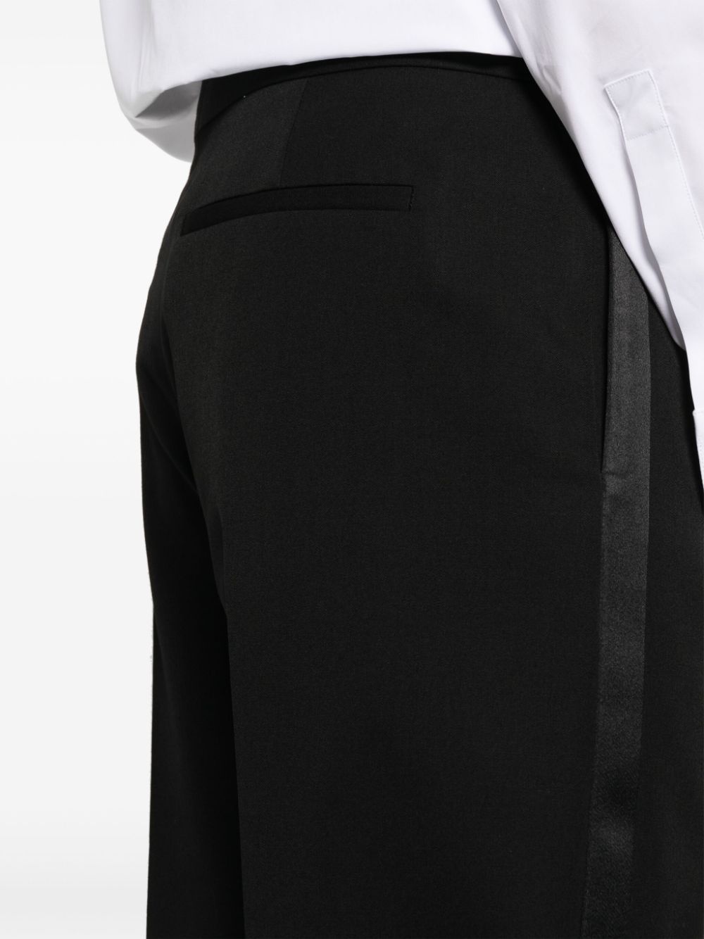 concealed-fastening tailored trousers - 5