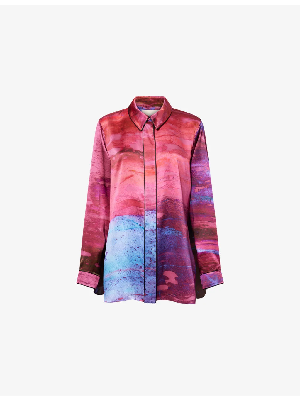 Leonara Printed Silk Shirt - 1