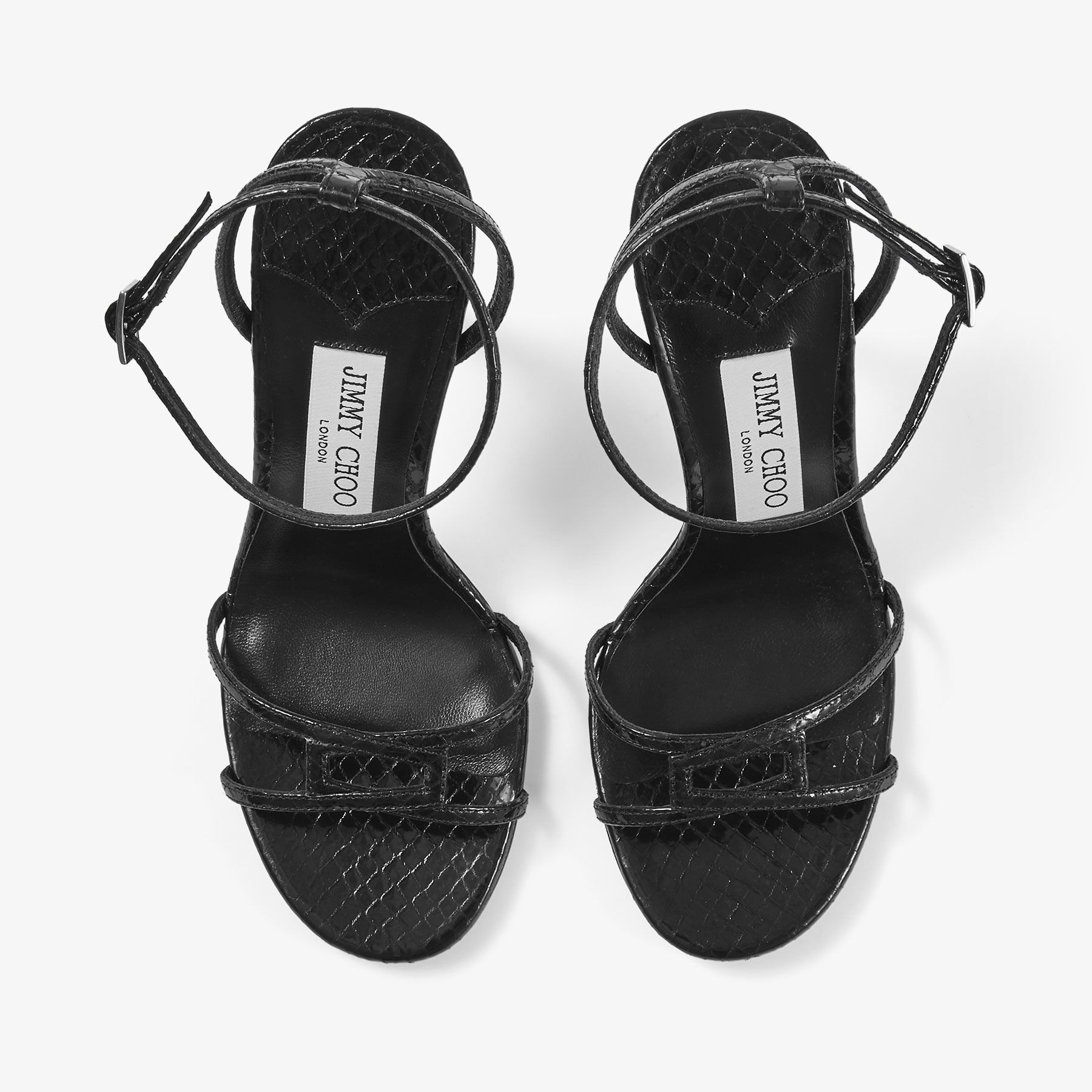Leo 100
Black Candy Wrap Leather Sandal - 5