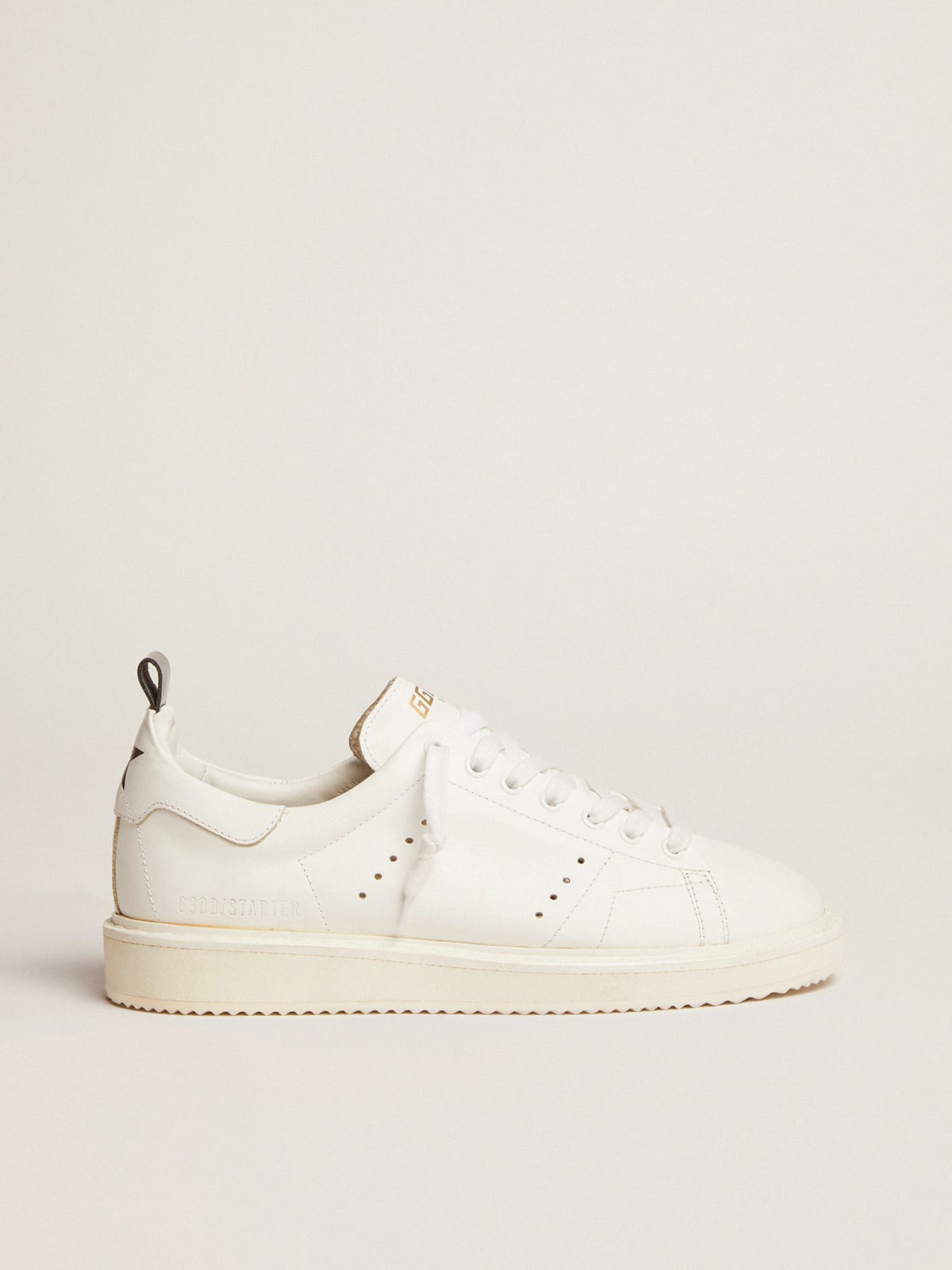 Men's Starter in leather with star on the heel tab - 1